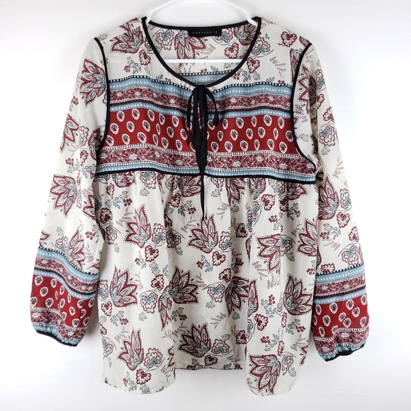 Sanctuary Tops - Sanctuary Boho Paisley Top Size Medium